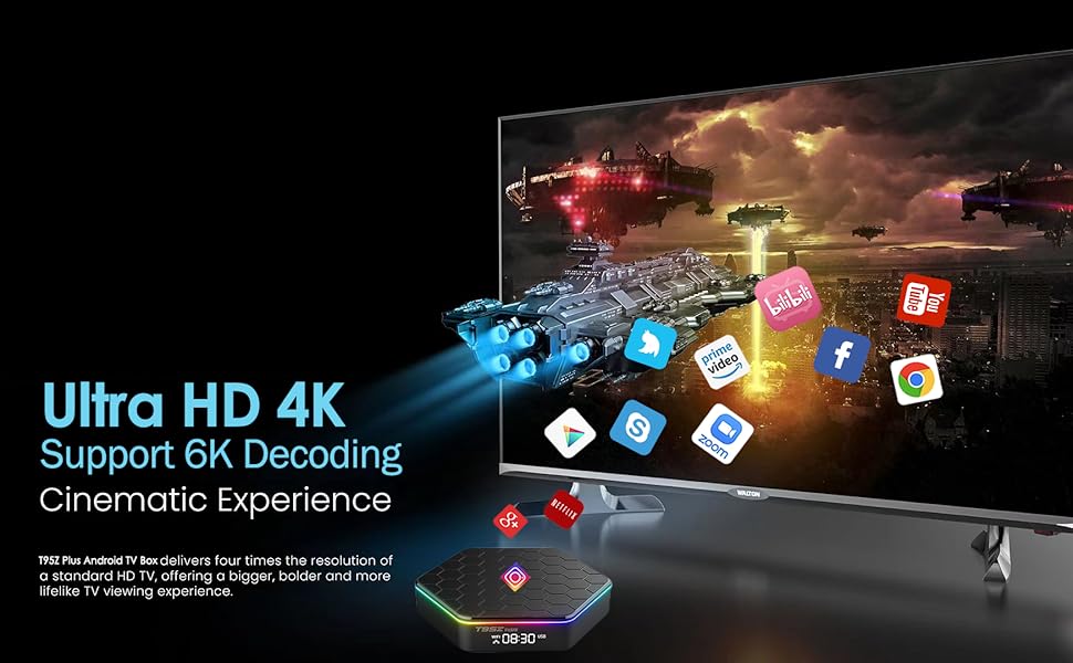 TV Box Android 2022, T95Z Plus Android Box 12.0 2GB Ram