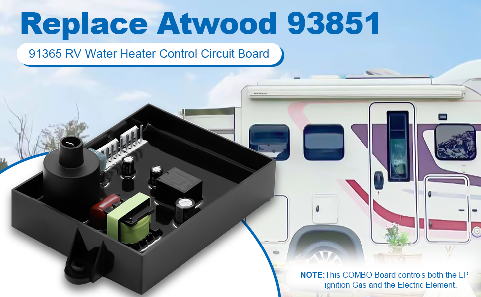 91365 93305 91346 RV Water Heater Control Circuit Board