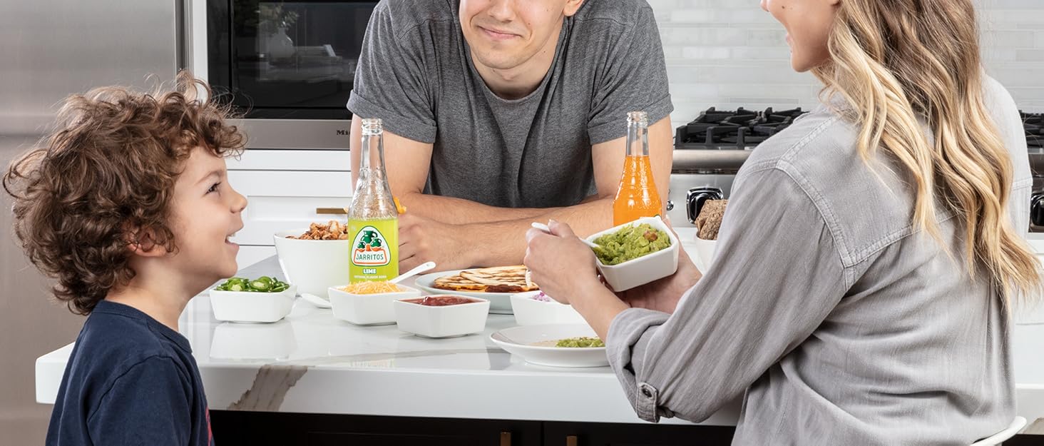 Family gathered and sharing a meal