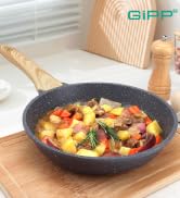 Poêle à frire GiPP antiadhésive en céramique saine et non toxique - Adaptée à l'induction - Sans PFAS et PFOA 21be808c B011 432e 9122 9beee690b20a. AC SR166,182