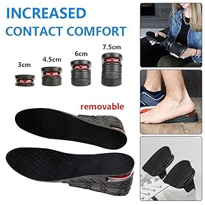 Height increase insoles