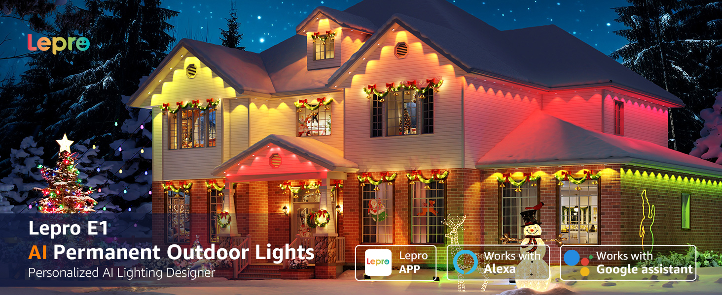 permanent outdoor lights