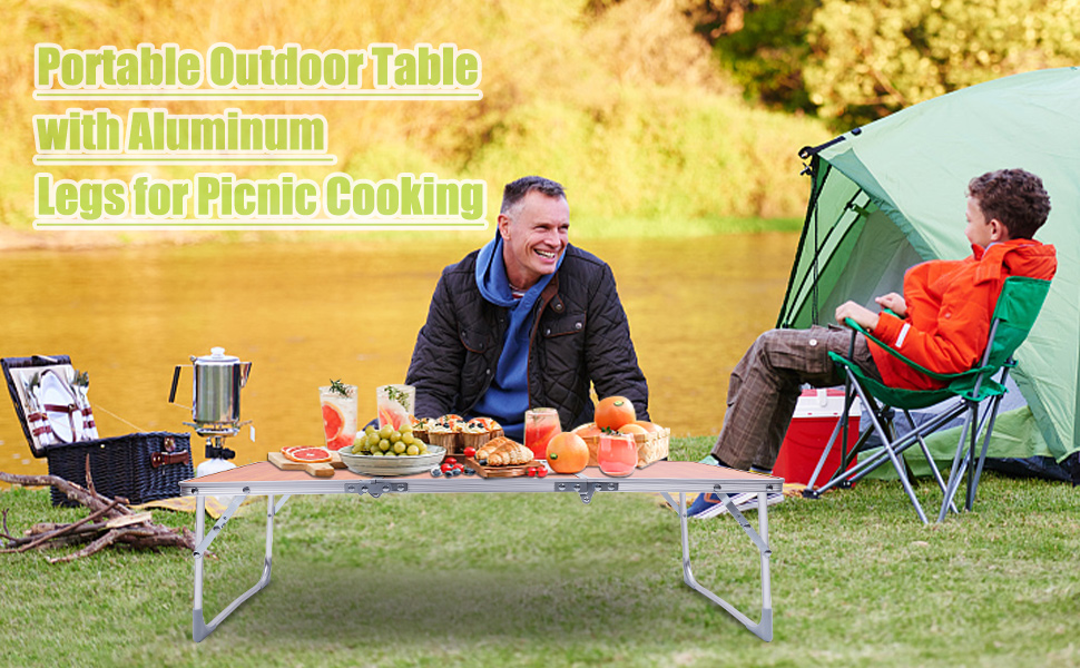 AO LI GEI Folding Camping Table,Portable Picnic Table