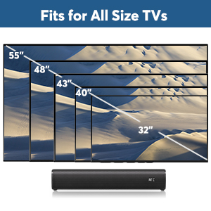 fits for all size tv