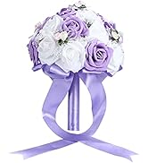 Artificial Flowers Bouquet Bridesmaid Floral Bouquet Artificial Bridal Bouquet Wedding Decoration...