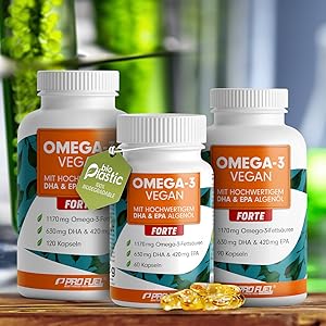 Vegan Omega 3 Kapseln V-Omega ProFuel
