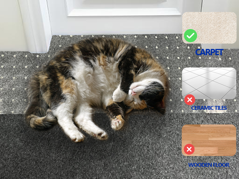 LAFENLIN 8.2ft Cat Scratch Carpet Protector for Pets