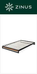 ⑦ ZINUS Heavy Duty スチールベッドフレーム シングル　ブラック ⑦ ZINUS Heavy Duty スチールベッドフレーム シングル ブラック