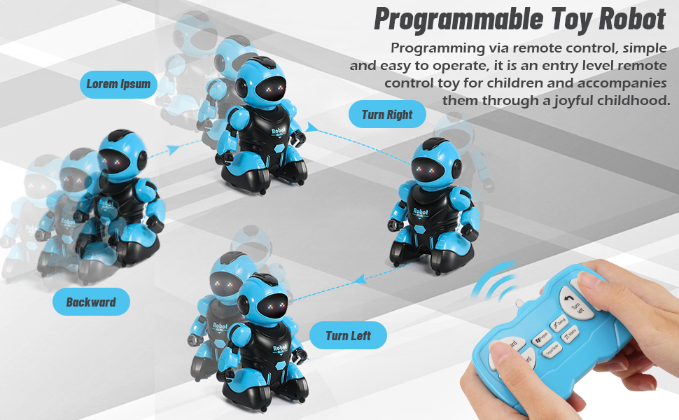 Holres Smart Robot Toy Programmable Robots for Boys Girls with Infrared