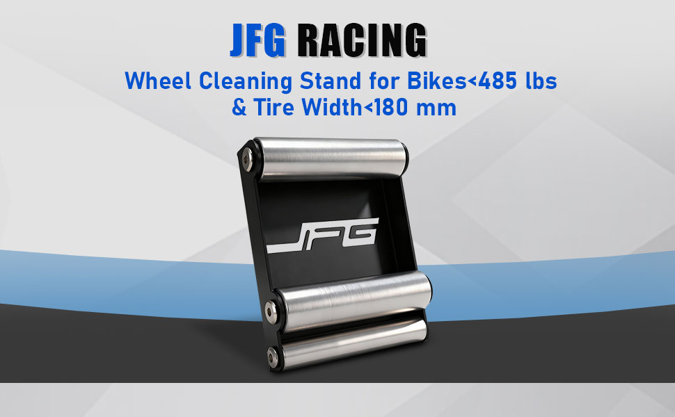Amazon.com: JFG RACING Motorcycle Wheel Cleaning Stand,(Bikes<485