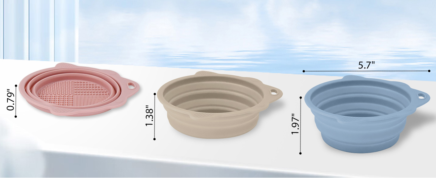 Collapsible Dog Bowls