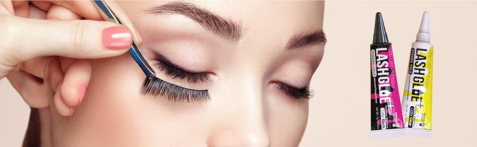 BlackPink Strip Lash Adhesive Lashglue Improved Stronger Formula Strong Hold Fast Drying Waterproof