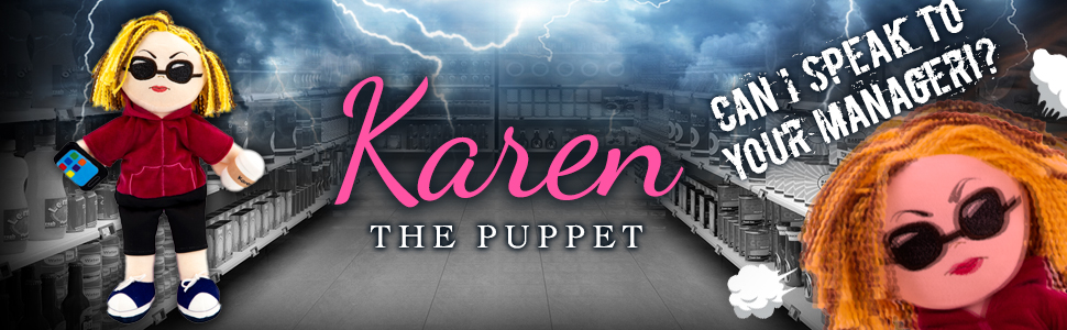 Rag Doll Karen Comedy Stuffed Animal Plushie Gift