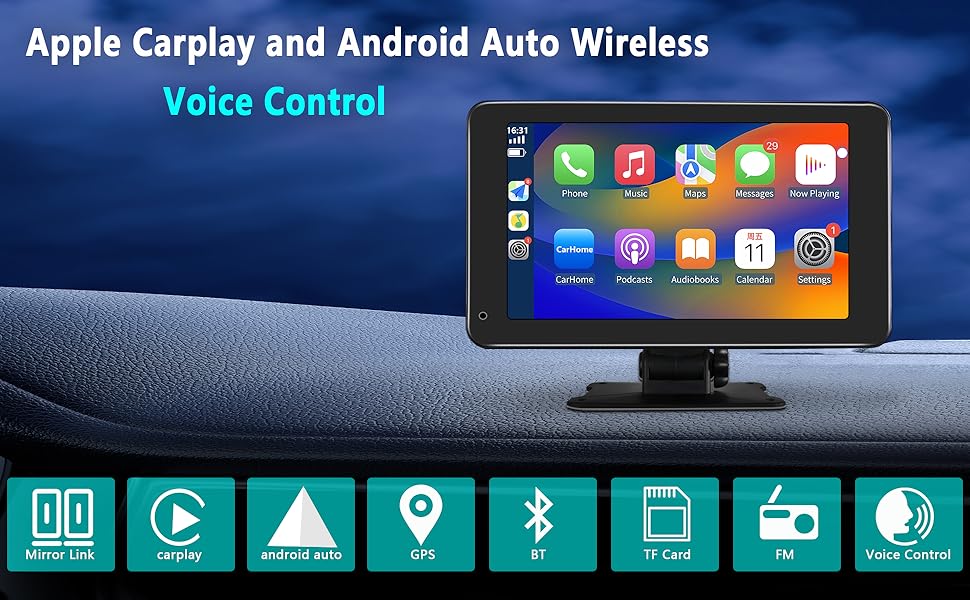 Apple Carplay and Android Auto Wireless