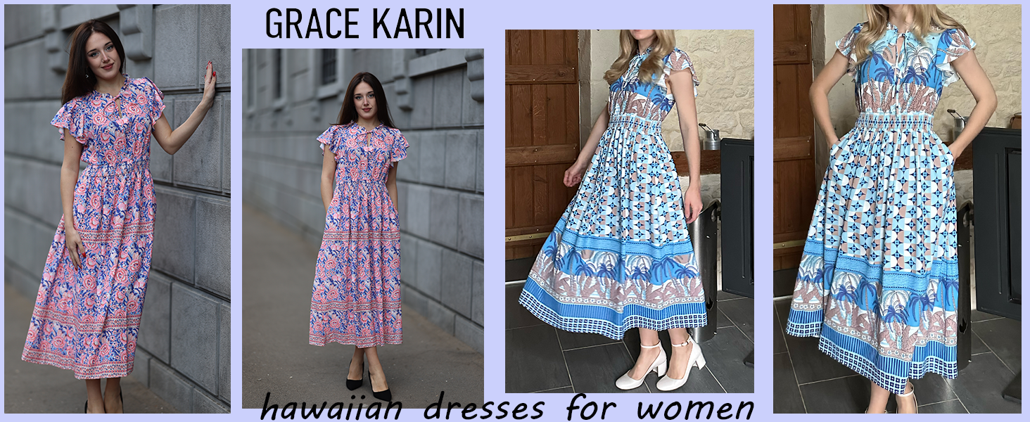 Boho Casual Flowy Maxi Beach Dress