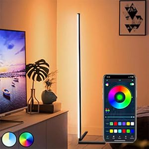 Amazon.co.jp : フロアーライト RGB 変色 フロアスタンド LED