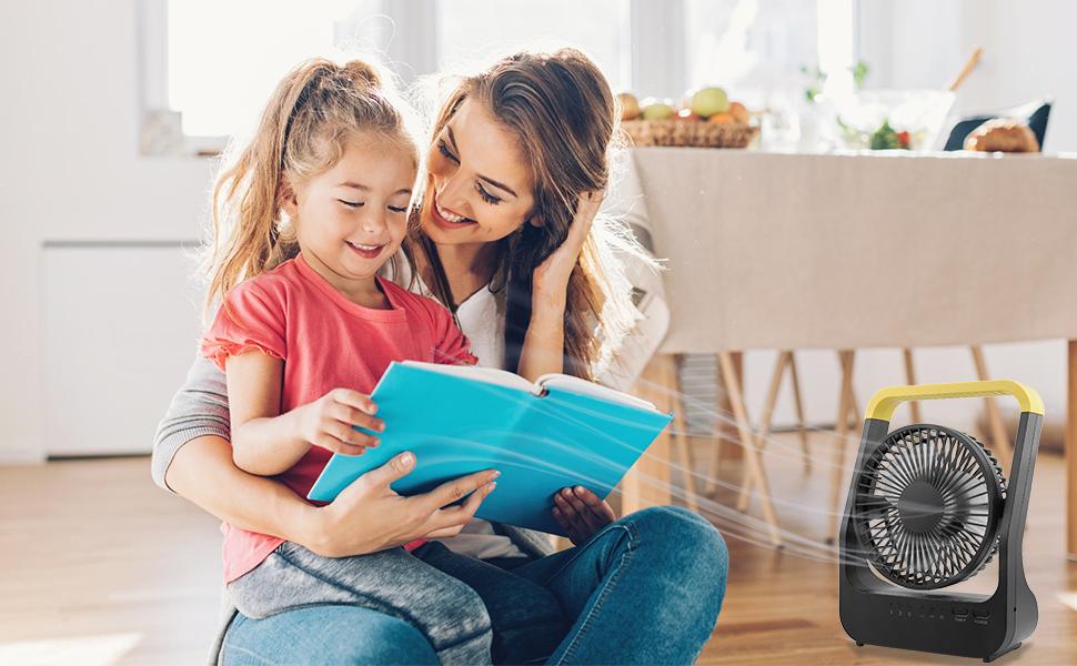 portable battery operated fan