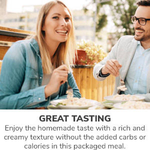 great tasting homemade rich creamy low calorie carbohydrates 5 packets servings individual meals