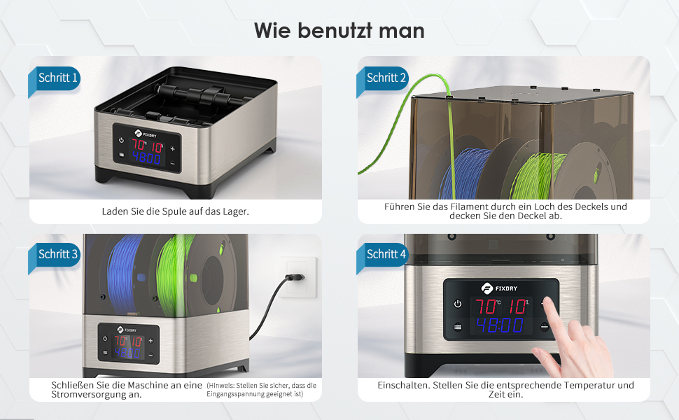 Hlieeosfcn Boîte de Séchage de Filament d'imprimante, FIXDRY