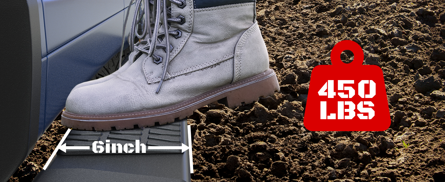 6 Inches Running Boards Side Steps Compatible with 2019