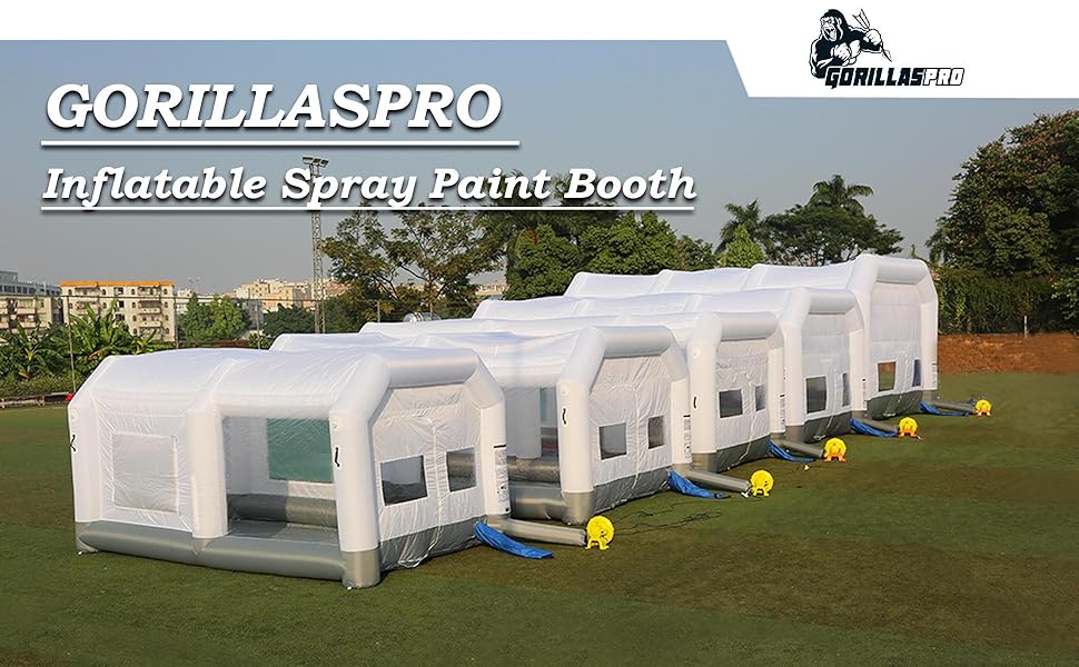 GORILLASPRO Inflatable Paint Booth 16.5x10x8Ft，Inflatable