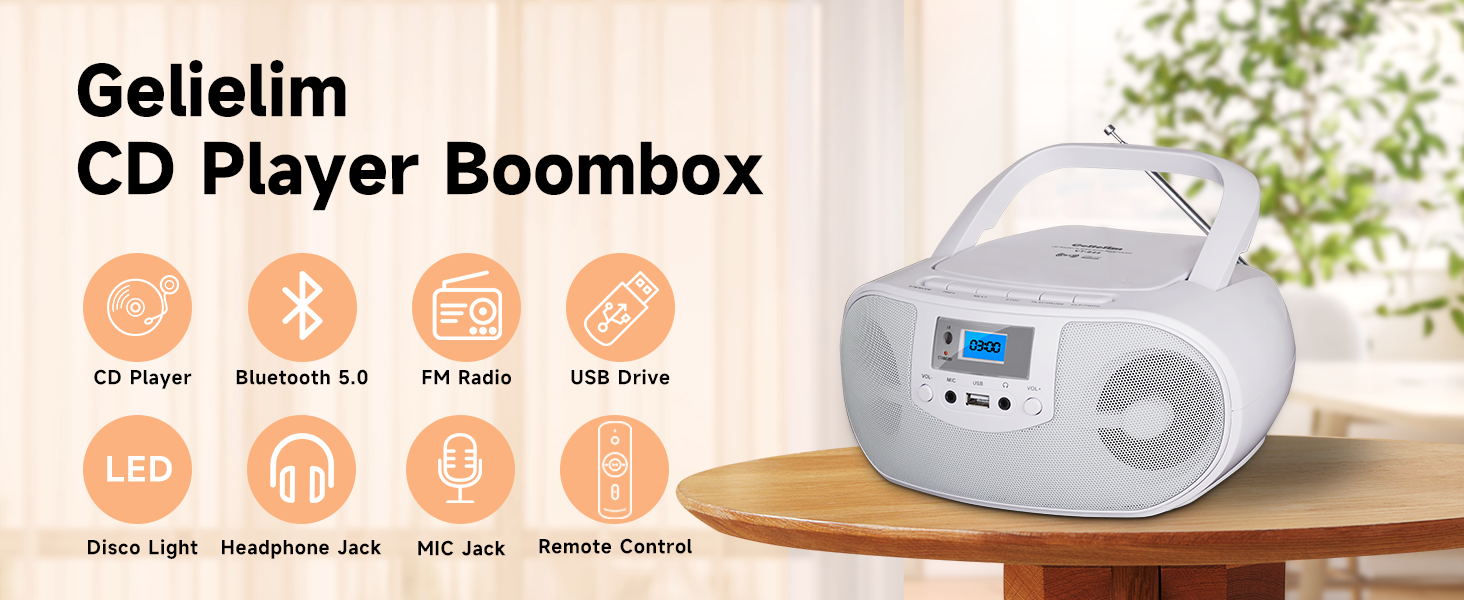 CD Player Boombox