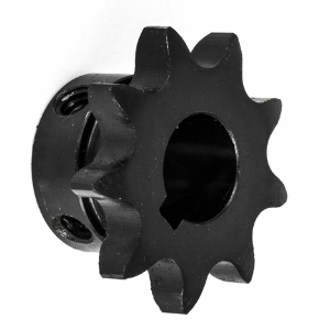 Jeremywell #40 Roller Chain Sprocket, 9 Tooth B-Hub, 5/8" Bore, Hardened Steel