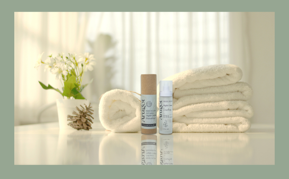 Arugot Organic Snowdrop Cream Lotion Hydrating nourish botanicals White Lily Natural ingredients