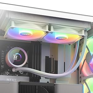 Amazon | NZXT KRAKEN RGB 240 White 簡易水冷CPUクーラー RL