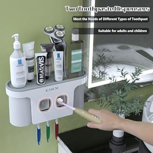 Two Toothpaste Dispenser