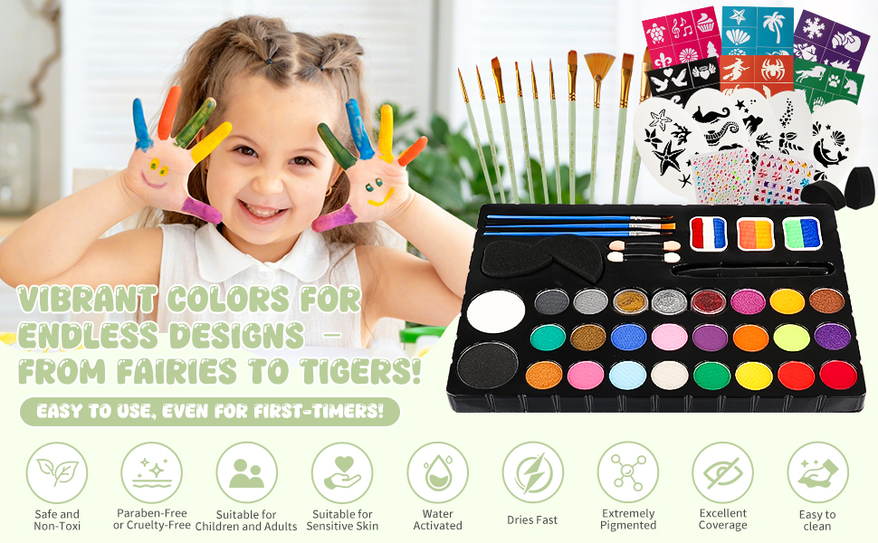 face painting kit for kids