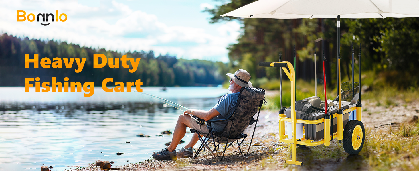 Carro de pesca de playa de Bonnlo