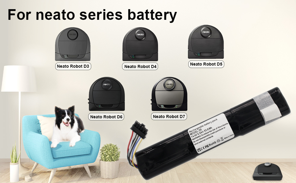 XCZHEUNP for Neato Battery Robotics Replace Parts