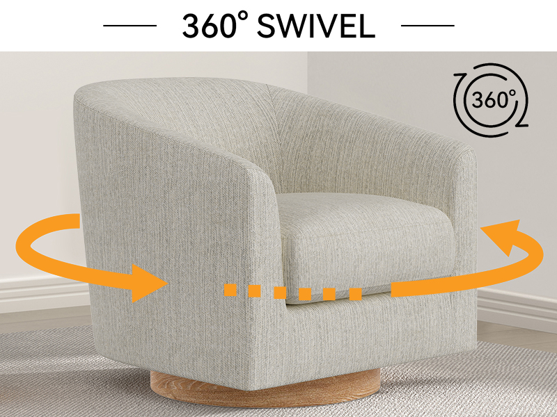 swivel accent chair