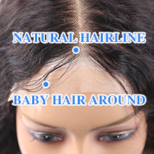 The front of the wig