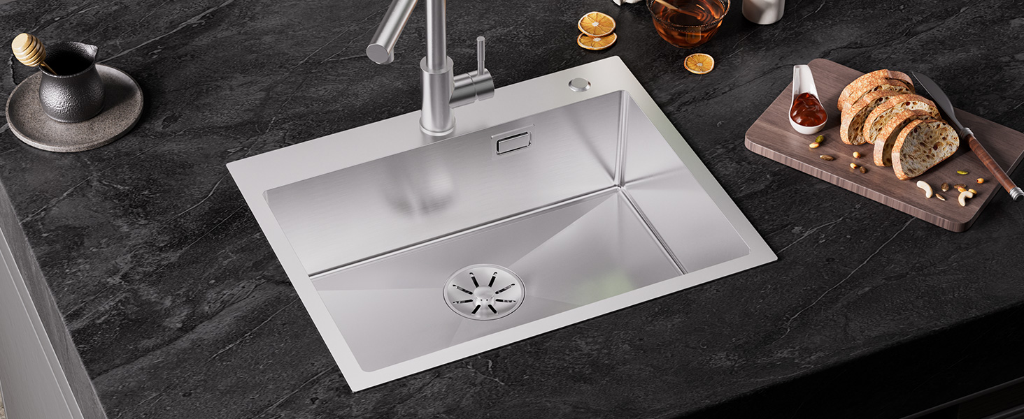 grifo de cocina negro