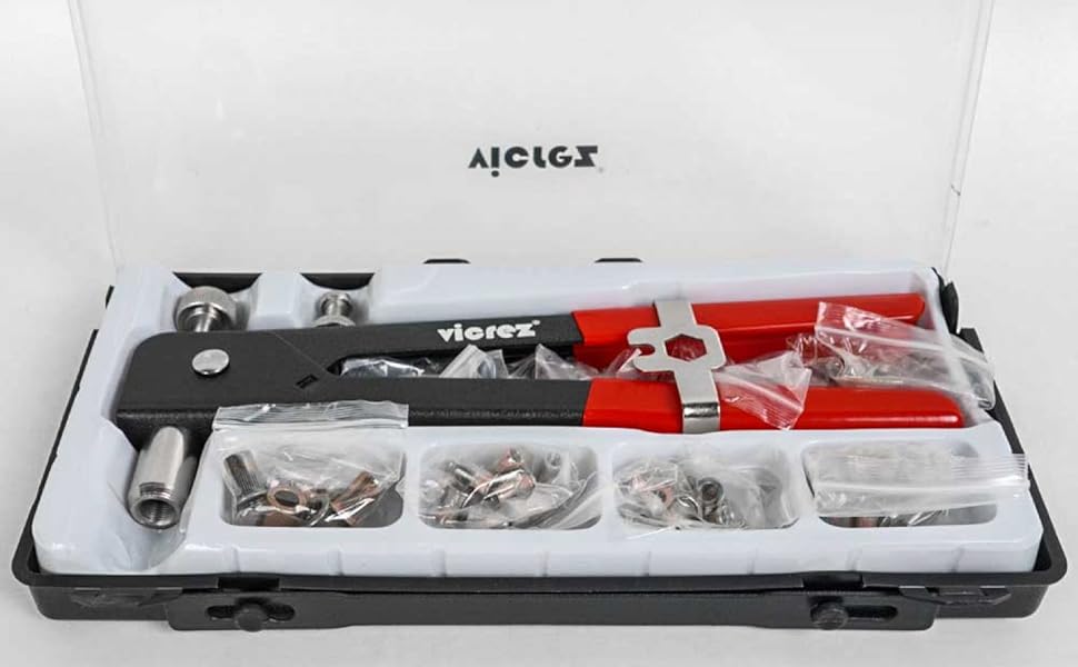 Vicrez vzt109 Rivet Gun Nut Tool w/Threaded Insert Riveter