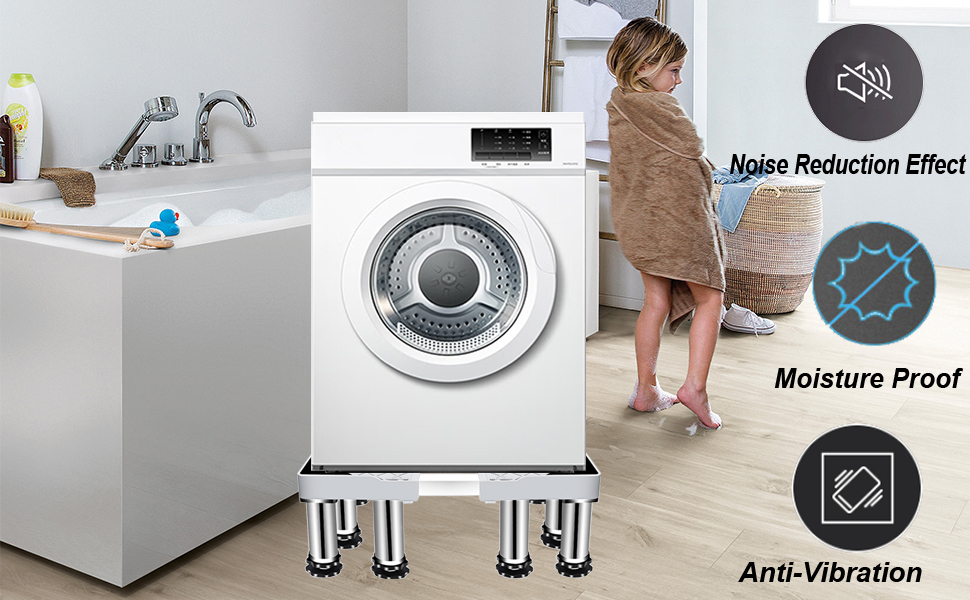 Adjustable Stand Heightened 4"/6"/8"/10" Washing Machine