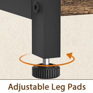 Bakers Rack with Power Outlet, Microwave Stand, Kitchen Storage Shelf