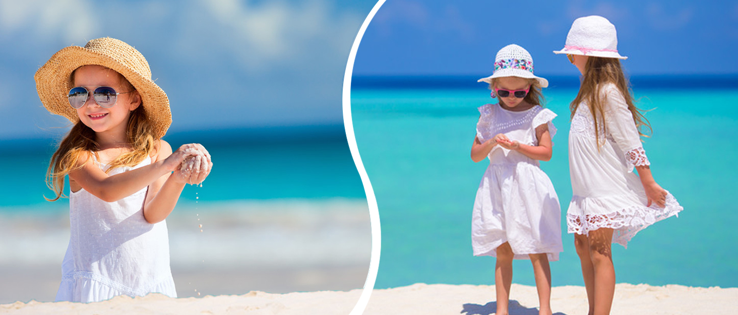 Wxiaoduu Toddler Girls Sandals Summer Flats Dress Shoes for Baby Little Kids Girl