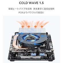 Windowsデスクトップ MINISFORUM UN1265 i7 12650H 32GB Amazon.co.jp: MINISFORUM UN1265W Intel® Core™ i7-12650H搭載