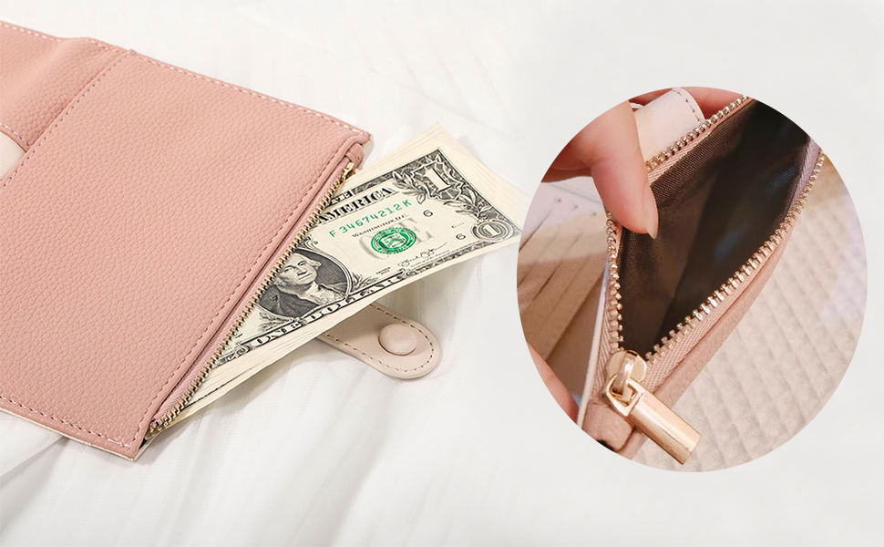 JoyChoi RFID Passport Wallet with Airtag Passport Holder