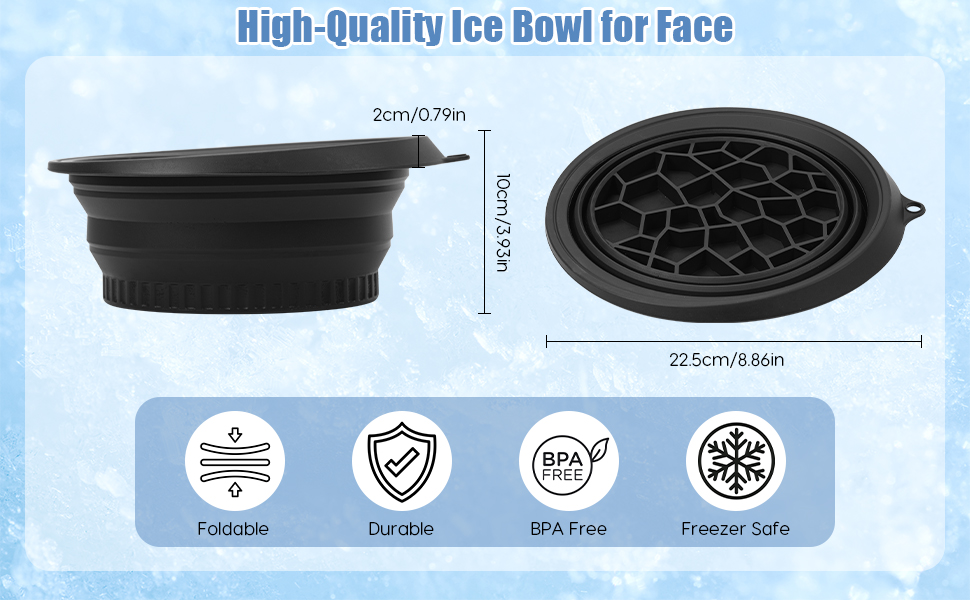 ice bowl for face dipping