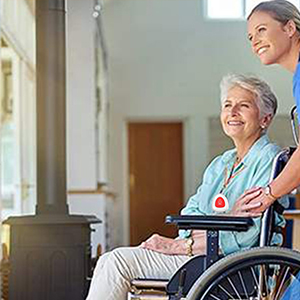 One-touch pager for patient care