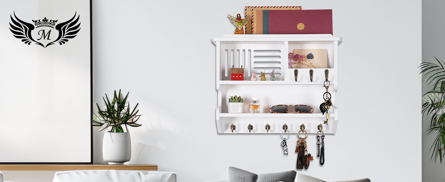 Maranon Key Holder, Key Holder for Wall, Key and Mail