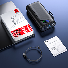 power bank 27000mah, câble USB C, manuel d&#39;utilisation