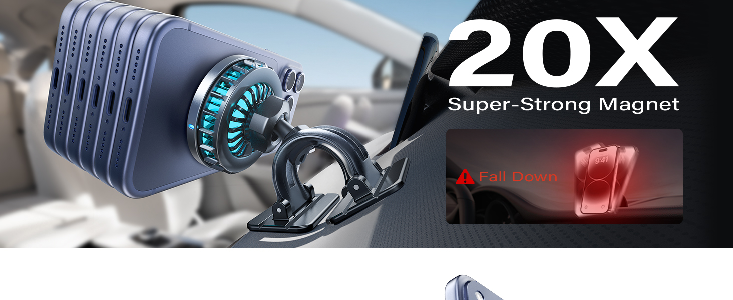 Qi2 15W MagSafe Car Mount Charger