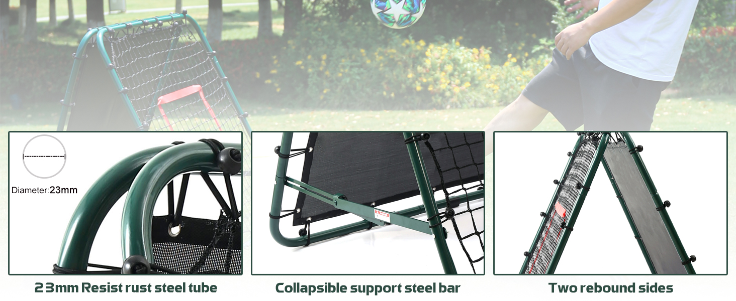 Amazing Tour Double Sided Rebounder Net Football Training Equipment