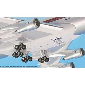 Amazon.com: Rollout Livery Boeing 747-100 Airplane Miniature Model