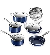 Panelas e frigideiras antiaderentes Frigideira antiaderente conjunto de panelas de indução cozinha de aço inoxidável 